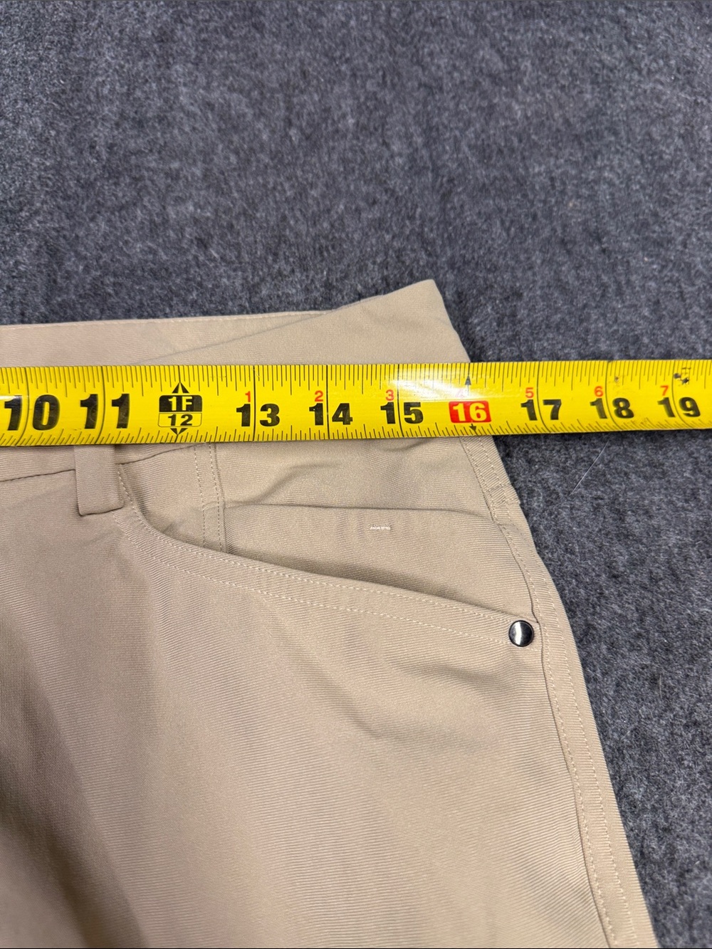 lululemon athletica Beige Stretch Straight-Leg Chinos - Picture 7 of 8